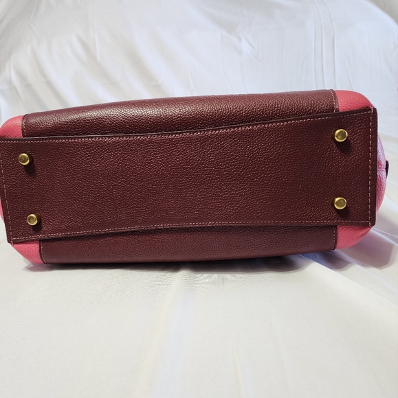 COACH Dalton Colorblock Pink, Raspberry EUC - Picture 2 of 11